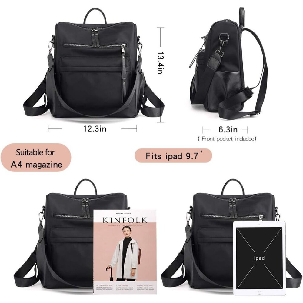 Practical Women's Convertible Backpack Handbag - … - image 3